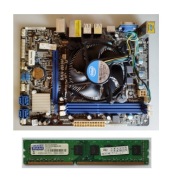 Płyta gł. ASRock H61M-HVS, procesor i5-2500 4 rdzenie, pamięć DDR3 4GB 