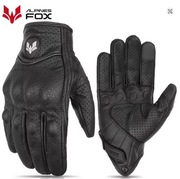 Skórzane rękawice motocyklowe wentylowane letnie M Alpines Fox 