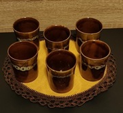 Zestaw PRL kubeczki / literatki Mirostowice