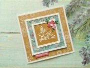 Kartka wielkanocna handmade 15x15cm+koperta 4#3