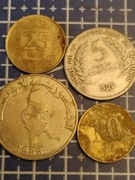 Zestaw monety egzotyka