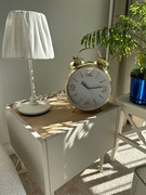 Złoty duży glamour zegar budzik elegancki