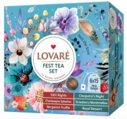 Lovare Zestaw herbat FEST TEA SET 6 x 15 saszetek