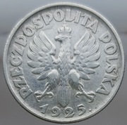 1 złoty 1925, Londyn, kropka po dacie – PIĘKNE