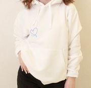 Biała bluza PARTYHOODIE - Princess in the world  L