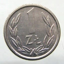 POLSKA - 1 zł 1989 r  mennicza stan 1