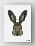 Plakat z zającem
