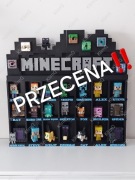 77/26 * PRZECENA (1) * Półeczka na figurki Kinder Joy Minecraft