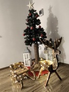 Sanki drewniane ; ozdoba świąteczna 