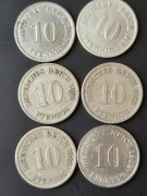 Niemcy 10 fenigów 1902 rok 