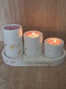 Zestaw dekoracji ceramicznych 