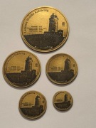 Latarnia morska. Zestaw mosiężny kolekcjonerski. Gyges