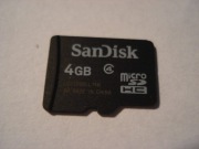 karta pamięci micro SDHc 4 gb