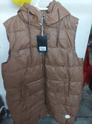 Damska kamizelka ocieplana z eko sk