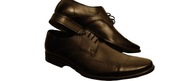 Buty męskie eleganckie skórzane r.44