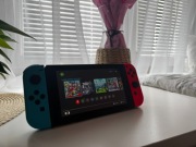 Nintendo switch v2 CFW przerobione + GRY SD 128GB STAN IDEALNY