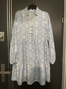 Sukienka modny wzór hit rozkloszowana roz.40