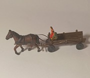 Drewniany wóz konny H0 1:87