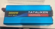 Przetwornica Napięcia 12V 230V 3000W Czysty Sinus TATALIKEN NOWA