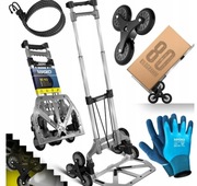 WÓZEK SCHODOWY TRANSPORTOWY 80KG MASKO SZARY