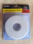 TAŚMA DWUSTRONNA KLEJĄCA 5m/20mm/1.5mm BIAŁA (43)