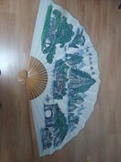 wachlarz chiński duży ozdoba dekoracja 