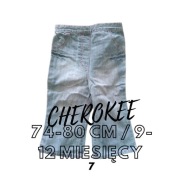 Jeansy dziewczęce  Cherokee 74-80 cm 9-12 miesięcy
