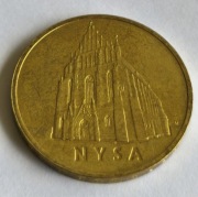 Moneta 2 zł kolekcjonerska Nysa z 2006 rok