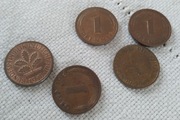 1 pfennig lata 60., 70., 80.
