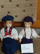 Kolekcjonerskie Lalki porcelanowa 16cm. w super stanie