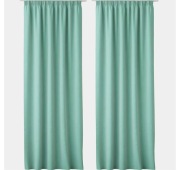 Zasłony 140x250cm. Półprzeźroczyste Z Taśmą Marszczącą