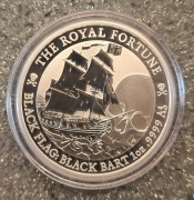 ONE DOLLAR TUVALU 2020 "BLACK FLAG" SREBRO 999 UNCJA UNC