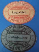 Etykiety piwne G.Munter 