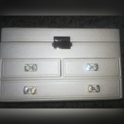 Skórzana duża szkatulka