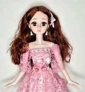 LALKA KSIĘŻNICZKA 60 CM ZAMYKA OCZY RUCHOME STAWY