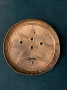 Dekiel obudowa części starego budzika Junghans z 1930