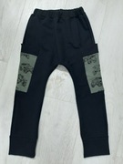 Spodnie dresowe baggy rozm 116