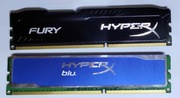 RAM DDR3 Kingston Fury 2x4GB 1600 MHz