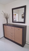 Komoda + lustro, komplet jak nowy