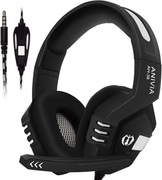 Słuchawki gamingowe stereo z izolacją hałasu i mikrofonem - nowe