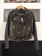 Ramoneska kurtka motocyklowa skórzana Zara rozmiar M skóra ekologiczna