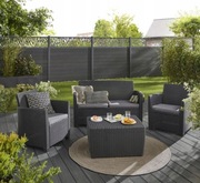 Zestaw mebli keter Mia ogrodowych z techno ratan 4 osobowy stół 