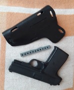 Zabytkowy pistolet hukowy-straszak START 3, 11-strzał. kabura / wiatrówka?