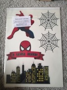 Wydruk cukrowy Spider-Man figurki 3 latka Frania