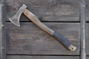 Topór siekiera ze stali ostrze 13cm. wykonane Polska 