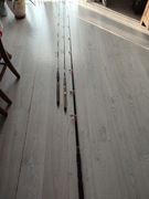 Stare wędki. 3 sztuki.