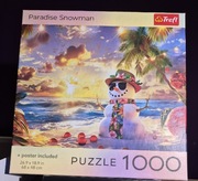 Puzzle 1000 Trefl Paradise Snowman