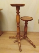 Zestaw Kwietnik drewniany 