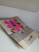 Stara torba z Pewexu  kwiat 