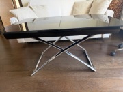 Stół szklany regulowany – kawowy/jadalniany